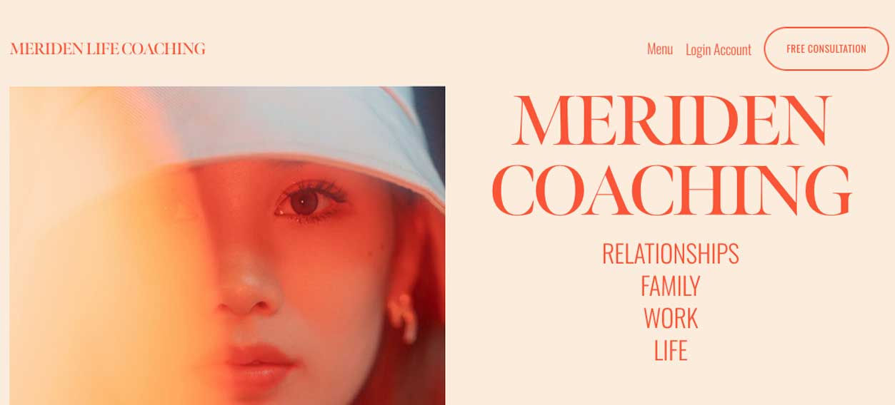 Squarespace Coaches Meriden template #4
